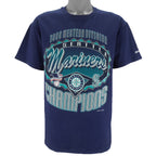 MLB (Logo 7) - Seattle Mariners T-Shirt 1990s Large vintage retro baseball