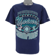 MLB (Logo 7) - Seattle Mariners T-Shirt 1990s Large vintage retro baseball