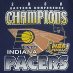 NBA (True Fan) - Indiana Pacers Finals Champions T-Shirt 2000 Large