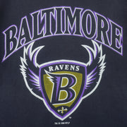 NFL (Delta) - Baltimore Ravens Spell-Out T-Shirt 1996 Large vintage Retro football