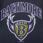 NFL (Delta) - Baltimore Ravens Spell-Out T-Shirt 1996 Large vintage Retro football