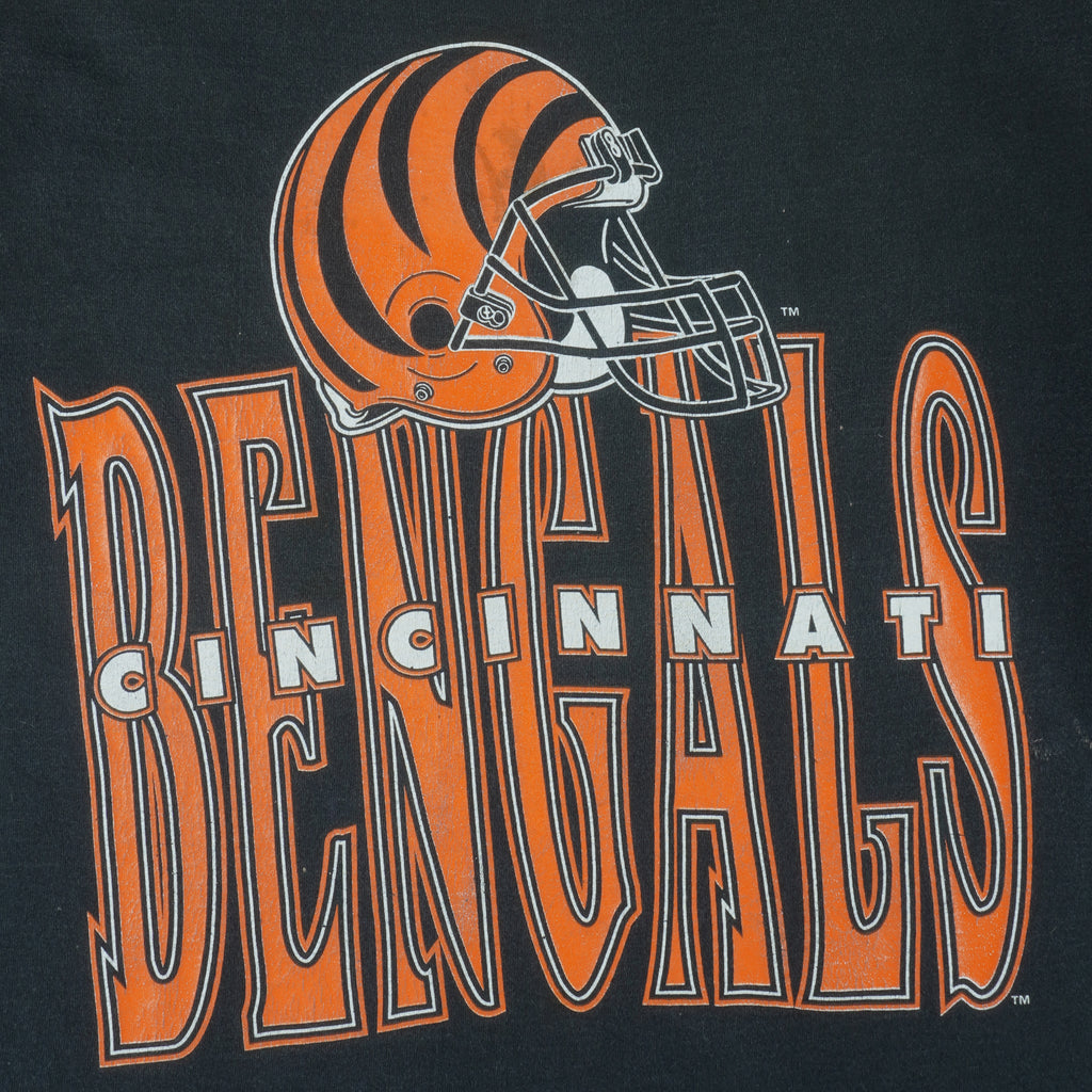 NFL (Garan Inc) - Cincinnati Bengals T-Shirt 1990s X-Large vintage retro football