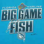 MLB (Pro Player) - Florida Marlins Big Game Fish T-Shirt 1997 Large Vintage retro baseball