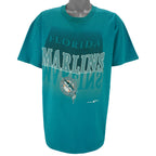 MLB (Team Rated) - Florida Marlins Single Stitch T-Shirt 1993 X-Large