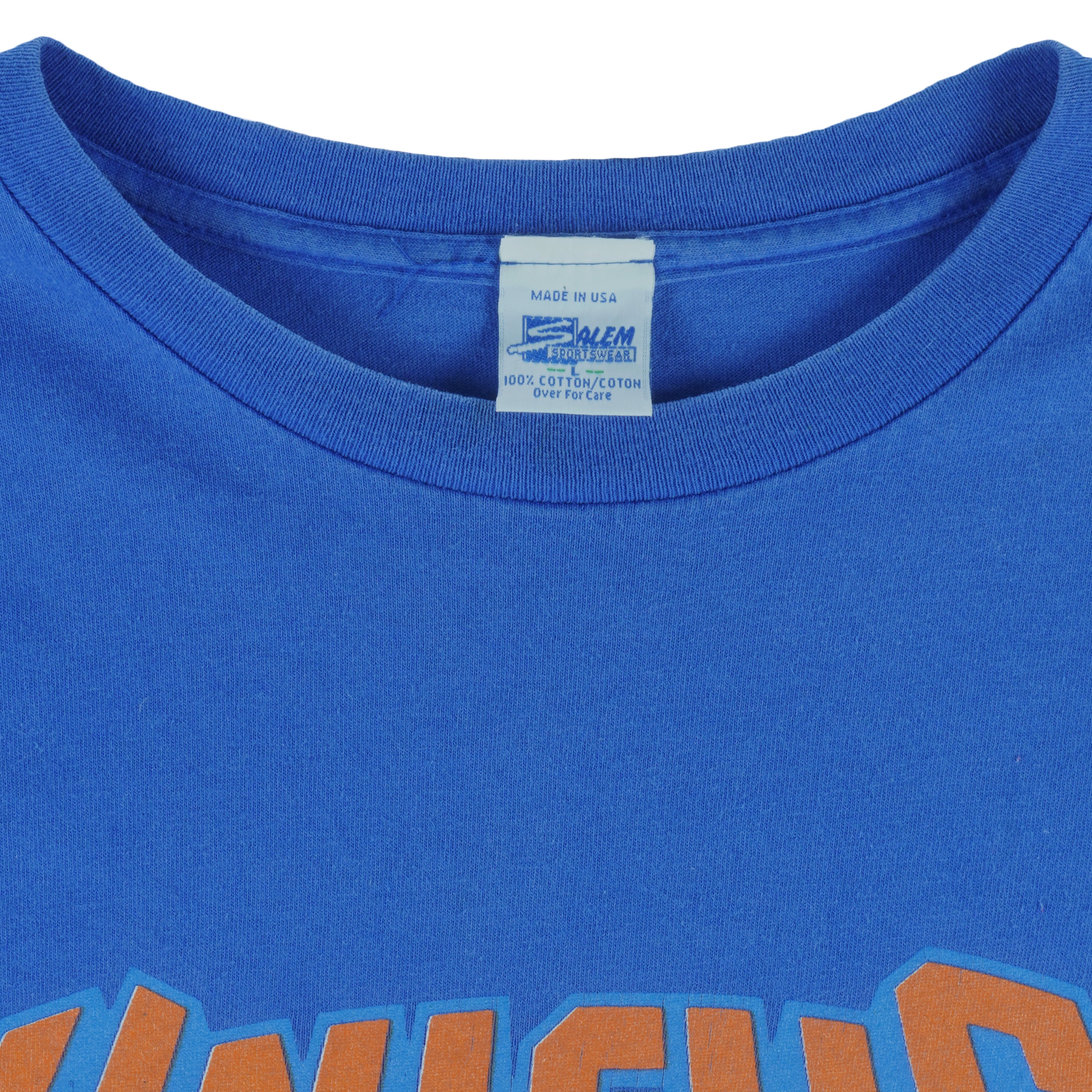 NBA (Salem) - New York Knicks Single Stitch T-Shirt 1990s Large vintage retro basketball
