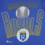 MLB (GTS) - Kansas City Royals Single Stitch T-Shirt 1994 Large vintage retro baseball