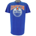 Starter - Edmonton Oilers Big Logo T-Shirt 1990s X-Large