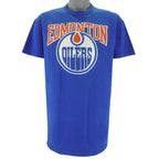 Starter - Edmonton Oilers Big Logo T-Shirt 1990s X-Large