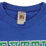 NFL (Logo 7) - Seattle Seahawks T-Shirt 1980s Large Vintage retro football