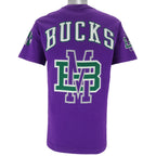 NBA (Pro Player) - Milwaukee Bucks Spell-Out T-Shirt 1990s Medium vintage retro basketball