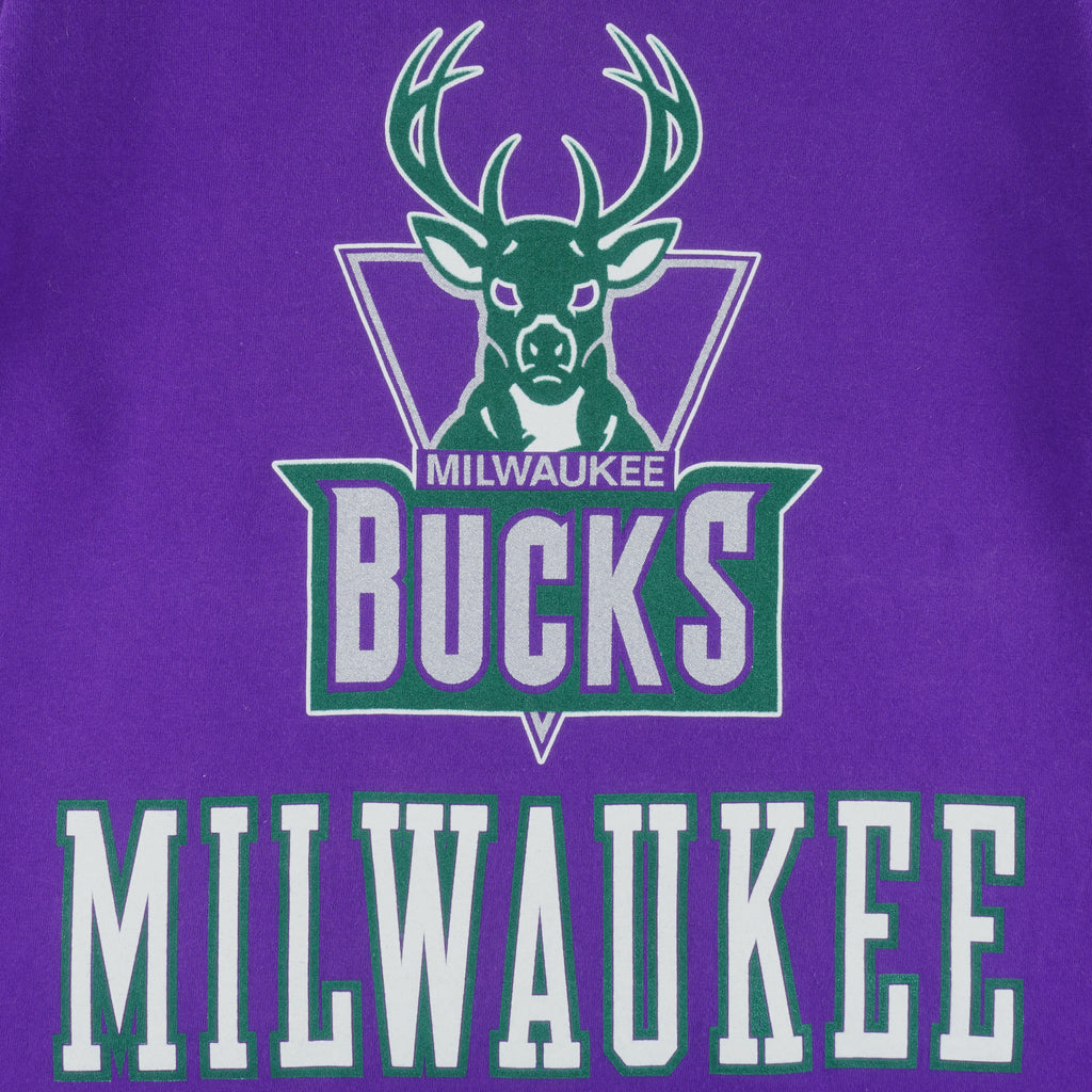 NBA (Pro Player) - Milwaukee Bucks Spell-Out T-Shirt 1990s Medium vintage retro basketball