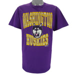 NCAA (Jerzees) - Washington Huskies Deadstock T-Shirt 1991 Large