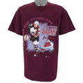 NHL (M&O Knits) - Colorado Avalanche Joe Sakic MVP T-Shirt 2001 Large vintage retro hockey