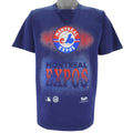 MLB (Woody Sports) - Montreal Expos T-Shirt 1994 Large vintage retro baseball