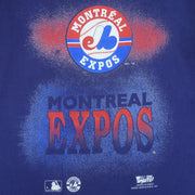 MLB (Woody Sports) - Montreal Expos T-Shirt 1994 Large vintage retro baseball