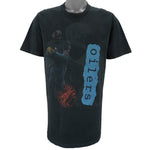 NFL (Salem) - Houston Oilers Warren Moon No.1 T-Shirt 1990s Large
