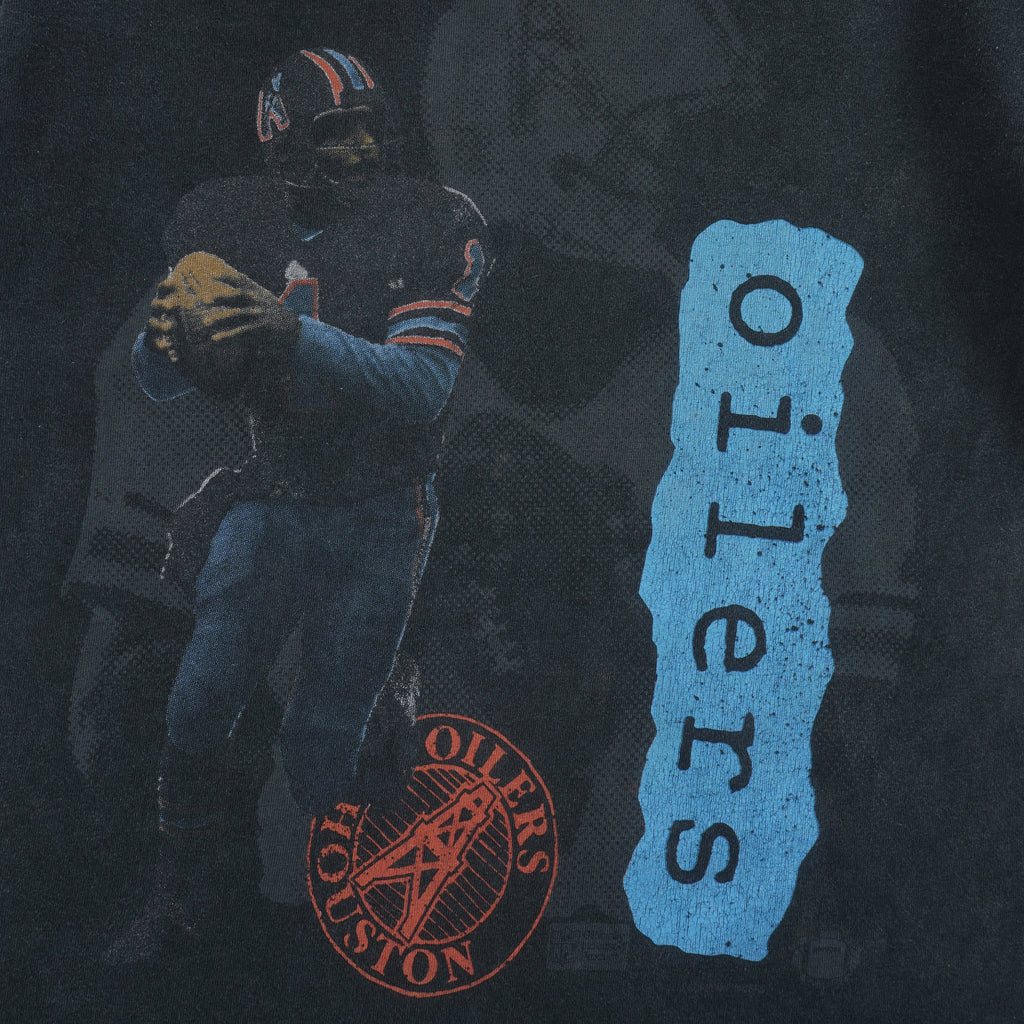 NFL (Salem) - Houston Oilers T-Shirt 1990s Large vintage retro football