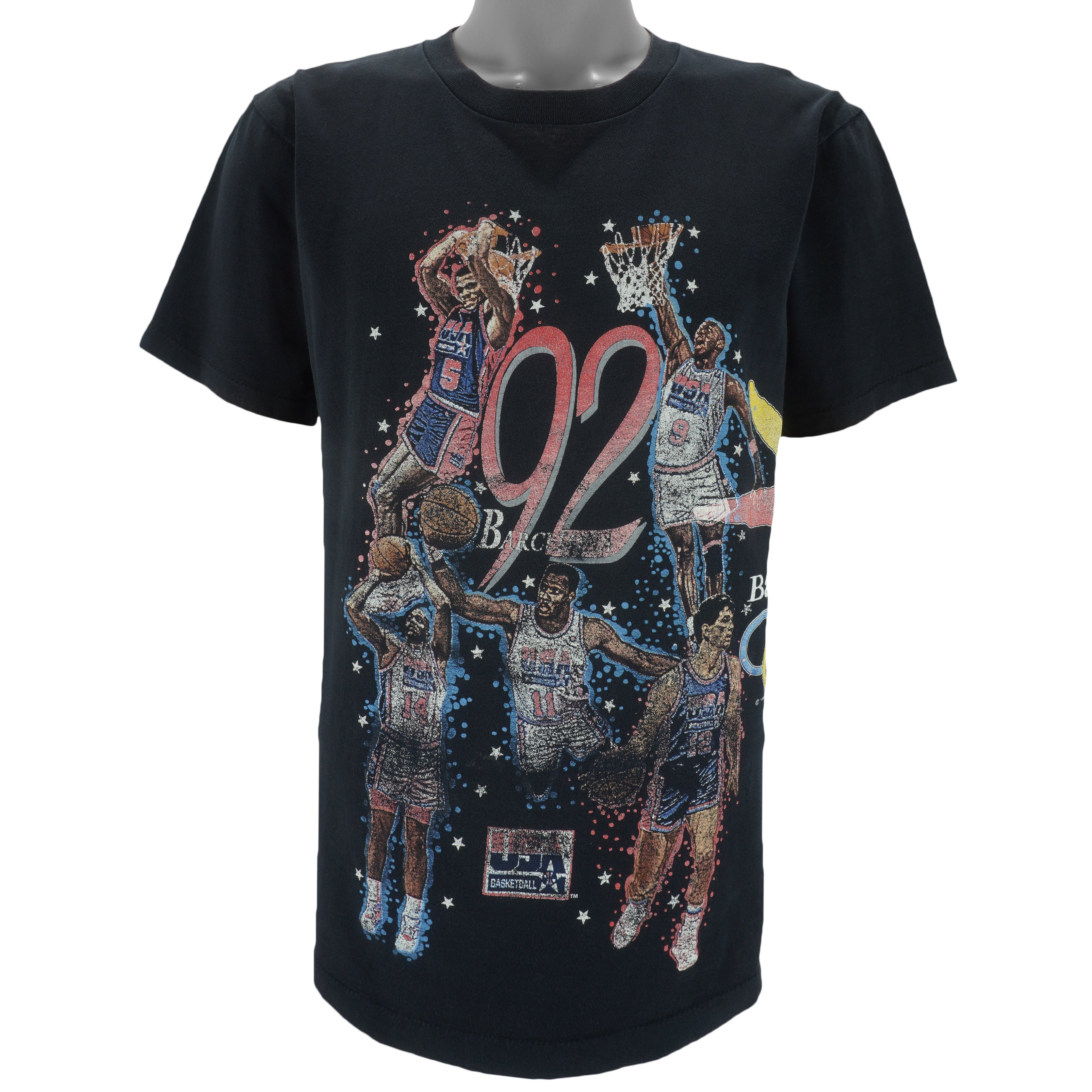 Vintage (Salem) - USA Basketball Dream Team Players T-Shirt 1992 Large Vintage retro basketball