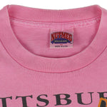MLB (Nutmeg) - Pittsburgh Pirates Spell-Out T-Shirt 1989 X-Large vintage retro baseball