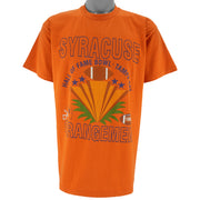 NCAA - Syracuse Orangemen Hall Of Fame Bowl T-Shirt 1989 Large vintage retro football college