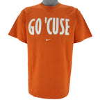 Nike (NCAA) - Syracuse Orangemen Go Cuse Basketball T-Shirt 1990s Medium