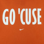 Nike (NCAA) - Syracuse Orangemen Go Cuse Basketball T-Shirt 1990s Medium