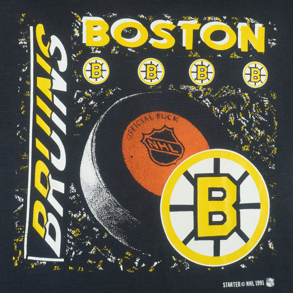 Starter - Boston Bruins Single Stitch T-Shirt 1991 X-Large vintage retro hockey