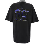 FUBU - Black 05 Embroidered T-Shirt 1990s X-Large vintage retro