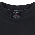FUBU - Black 05 Embroidered T-Shirt 1990s X-Large vintage retro