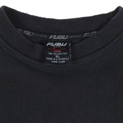 FUBU - Black 05 Embroidered T-Shirt 1990s X-Large vintage retro