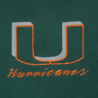 NCAA - Miami Hurricane Crew Neck Sweatshirt 1990s Large