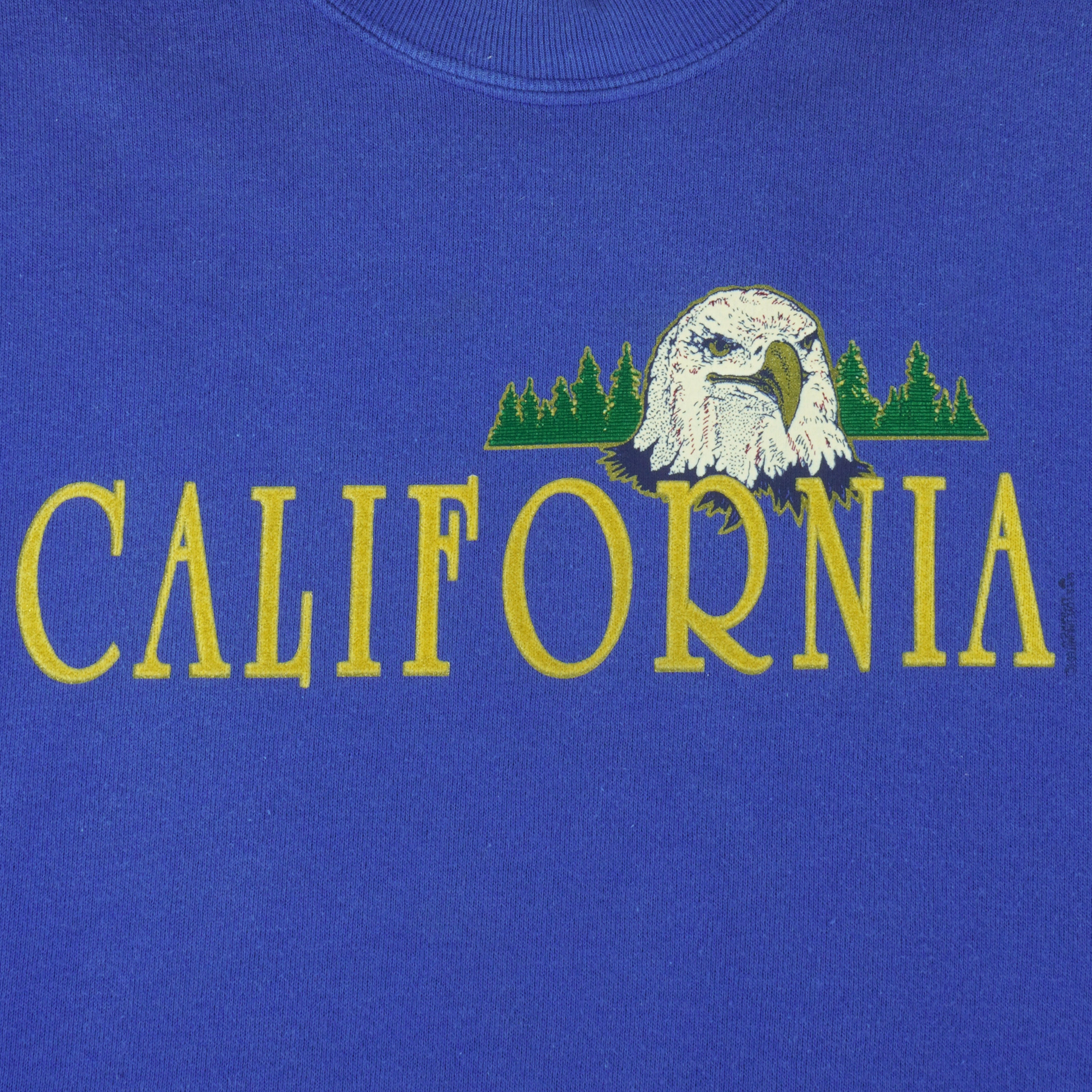 Vintage (Locker Line) - California Crew Neck Sweatshirt 1990s Large vintage retro