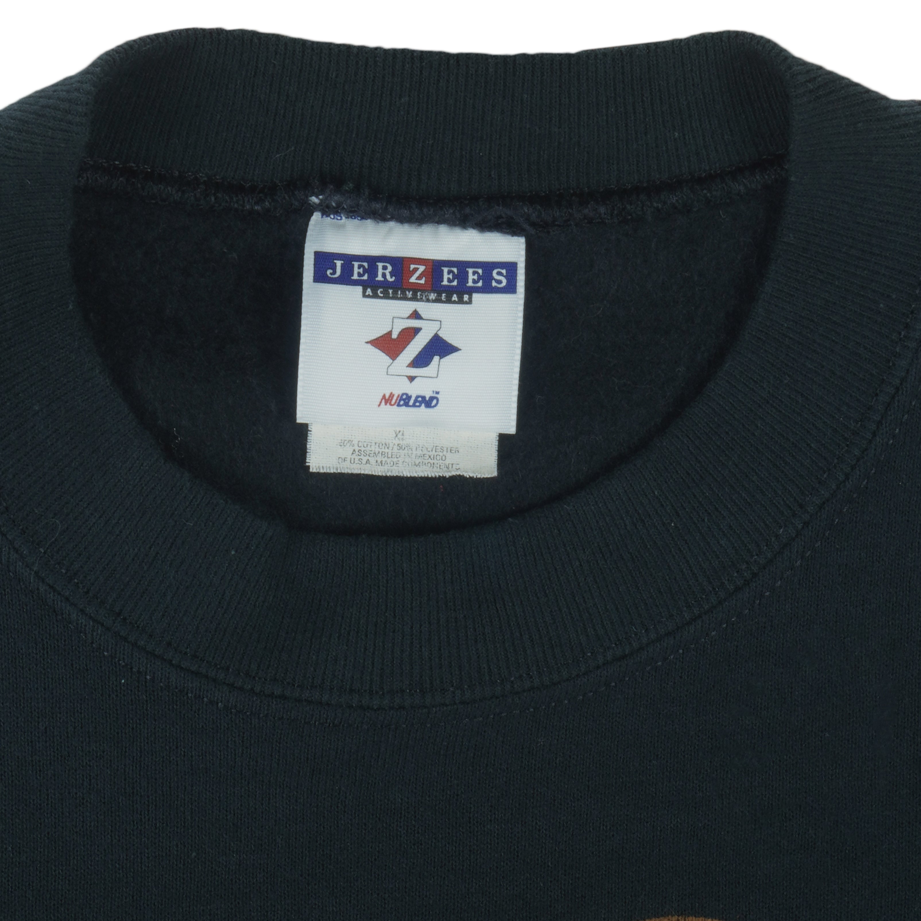 Vintage (Jerzees) - Football This Is Not A Game Crew Neck Sweatshirt 1990s X-Large Vintage retro