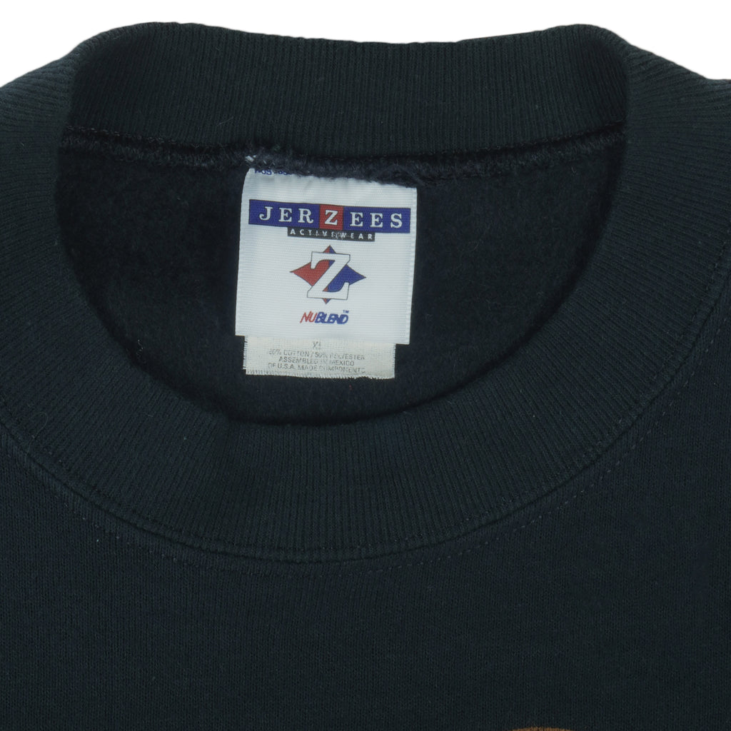Vintage (Jerzees) - Football This Is Not A Game Crew Neck Sweatshirt 1990s X-Large Vintage retro