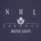 NHL (Bulletin) - Toronto Maple Leafs Crew Neck Sweatshirt 1990s Large