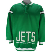 Starter - New York Jets Spell-Out Sweatshirt 1990s Large
