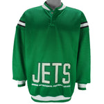 Starter - New York Jets Spell-Out Deadstock Sweatshirt 1990s Large