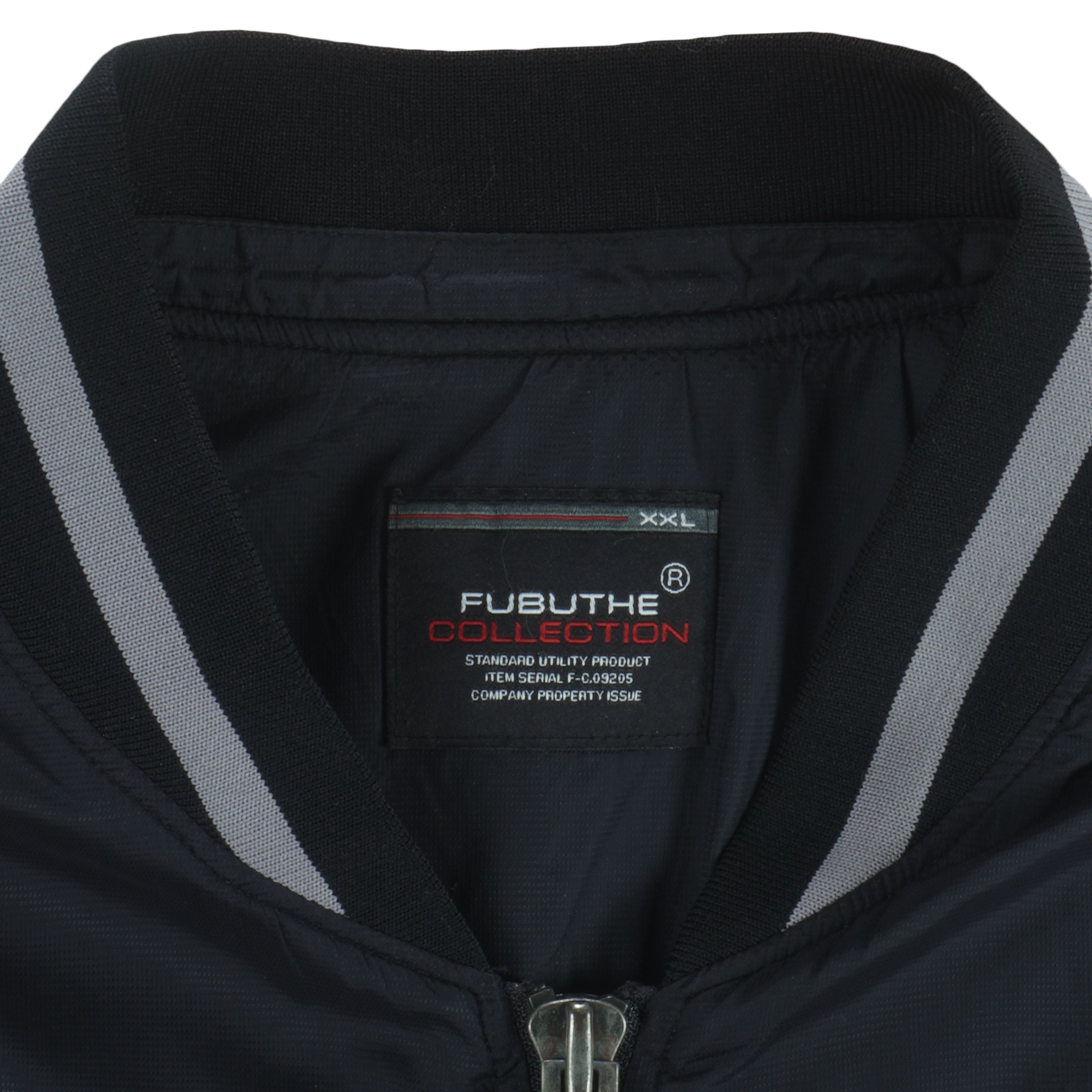 FUBU - 05 Black & Grey Jacket 1990s XX-Large