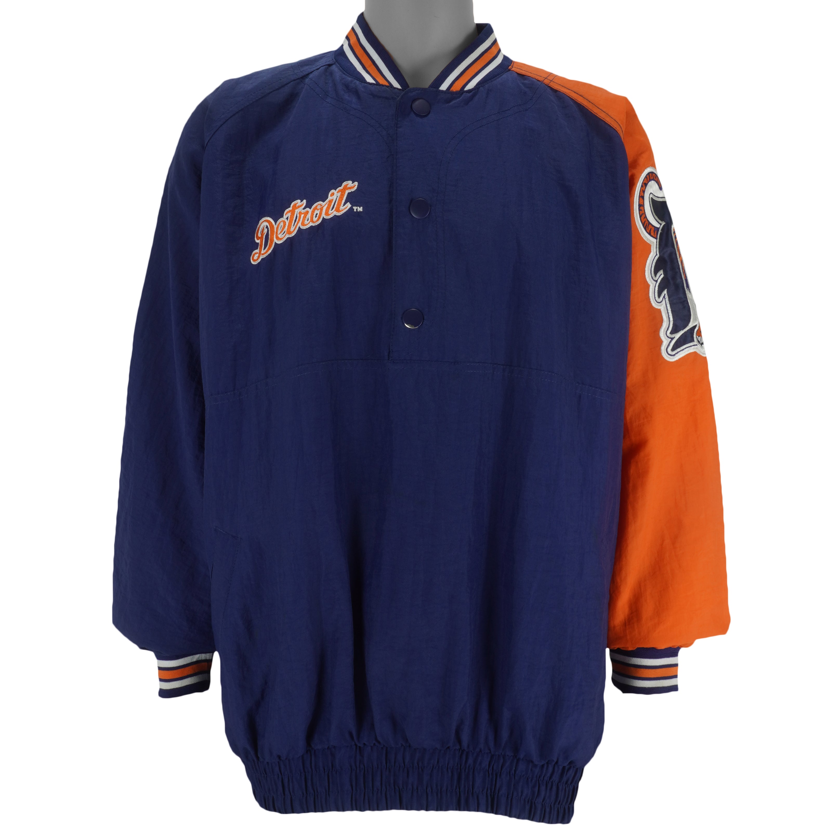 Starter - Detroit Tigers Embroidered Windbreaker 1990s X-Large vintage retro baseball