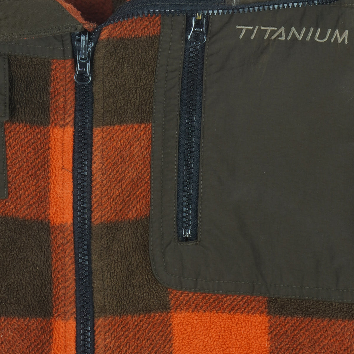 Columbia - Plaid Titanium Fleece Jacket 2000s X-Large vintage retro