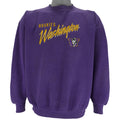 NCAA (CS) - Washington Huskies Embroidered Crew Neck Sweatshirt 1990s Medium vintage retro college