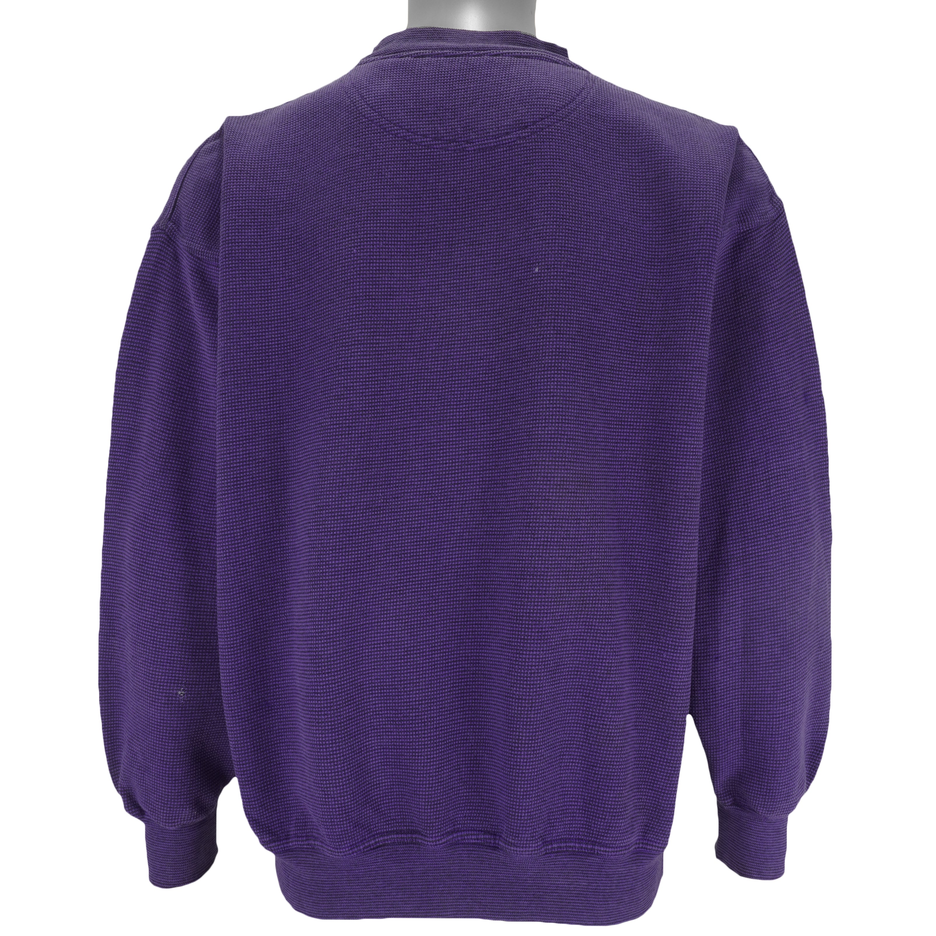 NCAA (CS) - Washington Huskies Embroidered Crew Neck Sweatshirt 1990s Medium vintage retro college