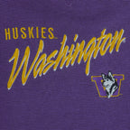 NCAA (CS) - Washington Huskies Embroidered Crew Neck Sweatshirt 1990s Medium vintage retro college