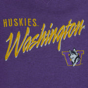 NCAA (CS) - Washington Huskies Embroidered Crew Neck Sweatshirt 1990s Medium vintage retro college
