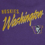 NCAA (CS) - Washington Huskies Embroidered Crew Neck Sweatshirt 1990s Medium vintage retro college