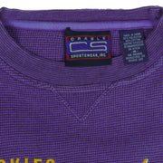 NCAA (CS) - Washington Huskies Embroidered Crew Neck Sweatshirt 1990s Medium vintage retro college
