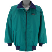 LL Bean - Green Zip-Up Windbreaker 1990s X-Large