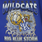 NCAA (Jerzees) - Kentucky Wildcats Big Blue Storm T-Shirt 1997 X-Large
