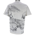 Vintage - Bald Eagle Animal All Over Print T-Shirt 1990s Large