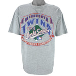 MLB (Jostens) - Minnesota Twins World Serie Champions T-Shirt 1991 Large vintage retro baseball